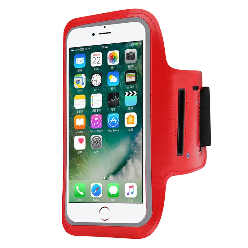 Outdoor Sports Armband Case for iPhone 14/13, Xiaomi, Huawei – Universal 5-7 Inch Smartphone Holder for Running, Cycling, and Fitness