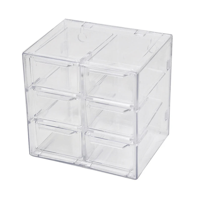 Organizer Jewelry Organizer Desktop Storage Box Drawer Type Transparent Shelf Stationary Hair Decoration Box Can Be Stacked
Orga