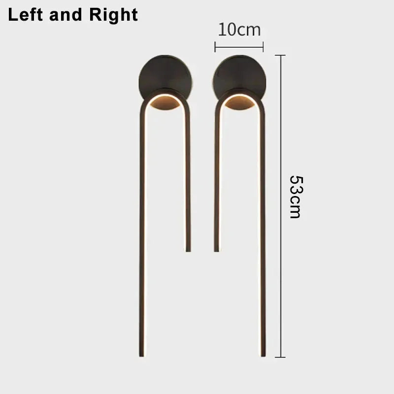 Modern LED Wall Lights Indoor Lighting For Living Room Bedroom Bedside Background Led Light Home Decor Wall Sconces Lamp