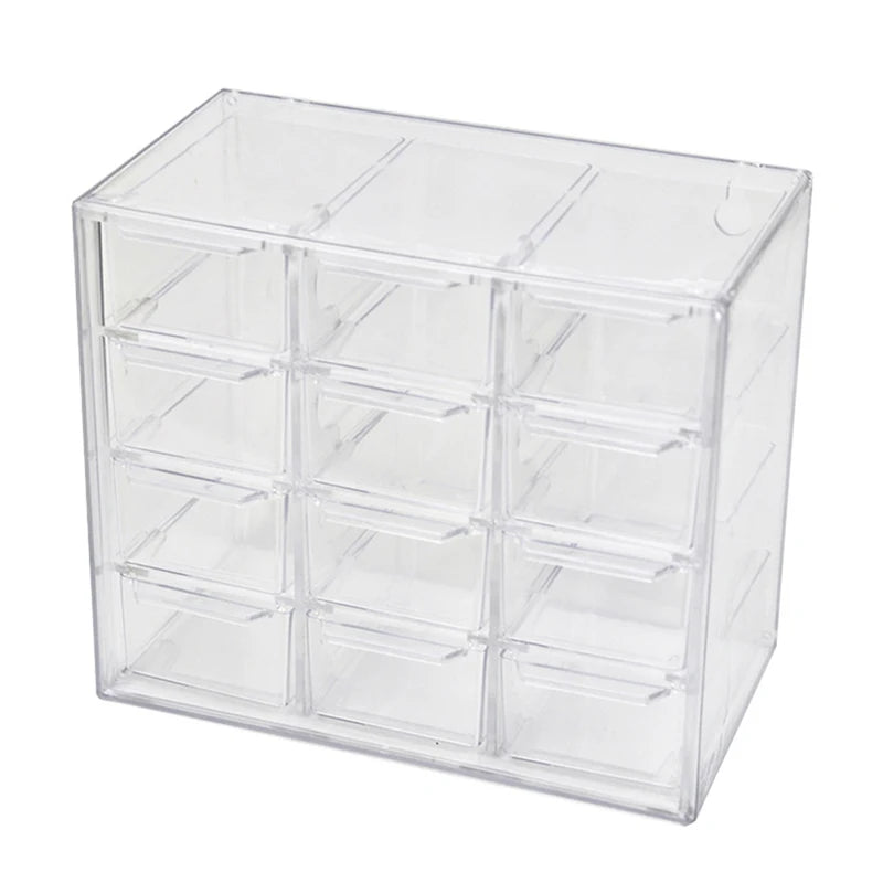 Organizer Jewelry Organizer Desktop Storage Box Drawer Type Transparent Shelf Stationary Hair Decoration Box Can Be Stacked
Orga
