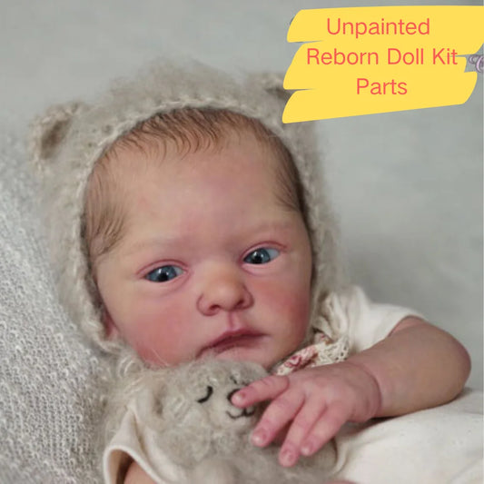 "19-Inch Unpainted Reborn Baby Doll Kit – DIY Blank Mold for Kids, Perfect for Customization and Crafting"