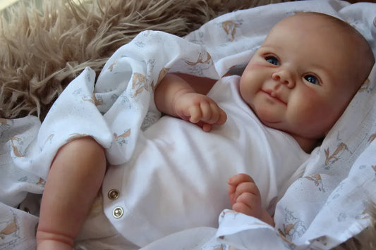 49CM Reborn Baby Doll – Juliette | Sweet Face, Real Touch, Hand-Painted Details