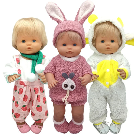 40cm Reborn Baby Doll Dress – Clothes for Nenuco and Sister Dolls, Perfect Gift for Girls