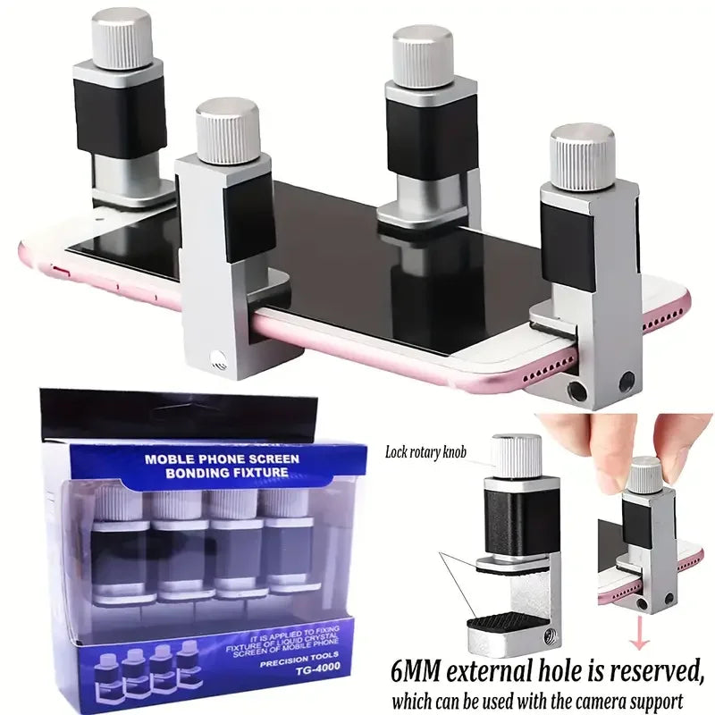 Adjustable Phone Repair Clamp – Screen Securing Tool for Smartphones, Tablets, Laptops & iPads