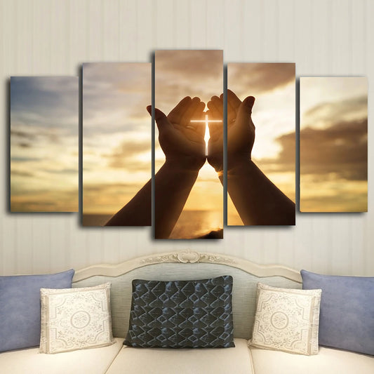 Prayerful Presence – 5-Piece Christian Home Decor