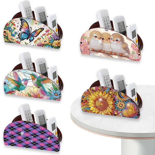 Diamond Art Painting Organizer Box Kits,Cute animals DIY Special Shape Diamond  Handmade Organizer Box for Home Table Decor Gift