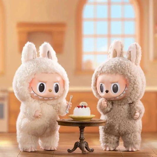 Genuine Labubu  V1 Exciting Macaron Series The Monsters Vinyl Face Pendant Doll Model Toy Cute Keychain Toys Birthday Gifts