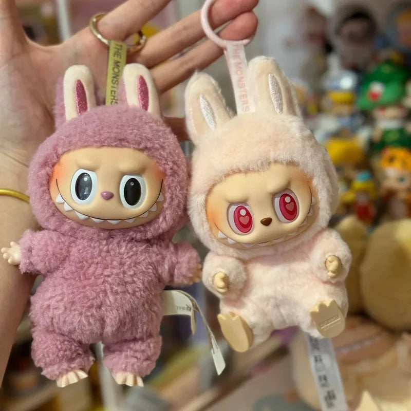 Labubu The Monsters – Sit-Down Party Series (1st & 2nd Gen) | 17cm Vinyl Keychain Pendant Plush Doll