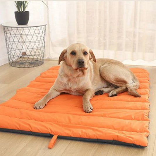 Portable Waterproof Outdoor Pet Mat – Foldable Dog & Cat Bed with Storage Bag for Camping & Travel
