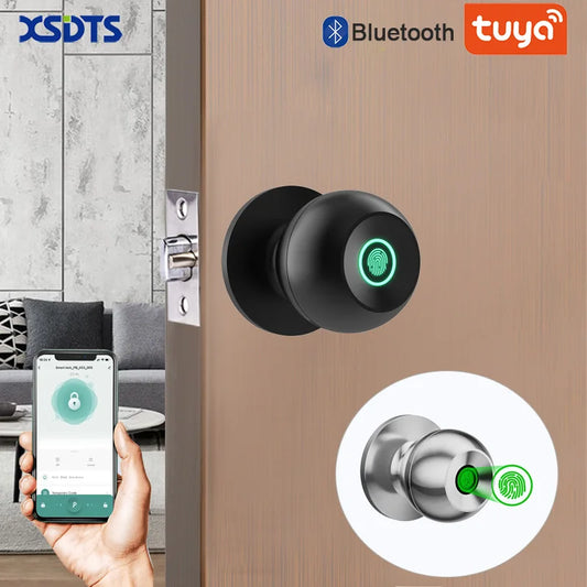 XSDTS Tuya Smart Biometric Fingerprint Door Lock
