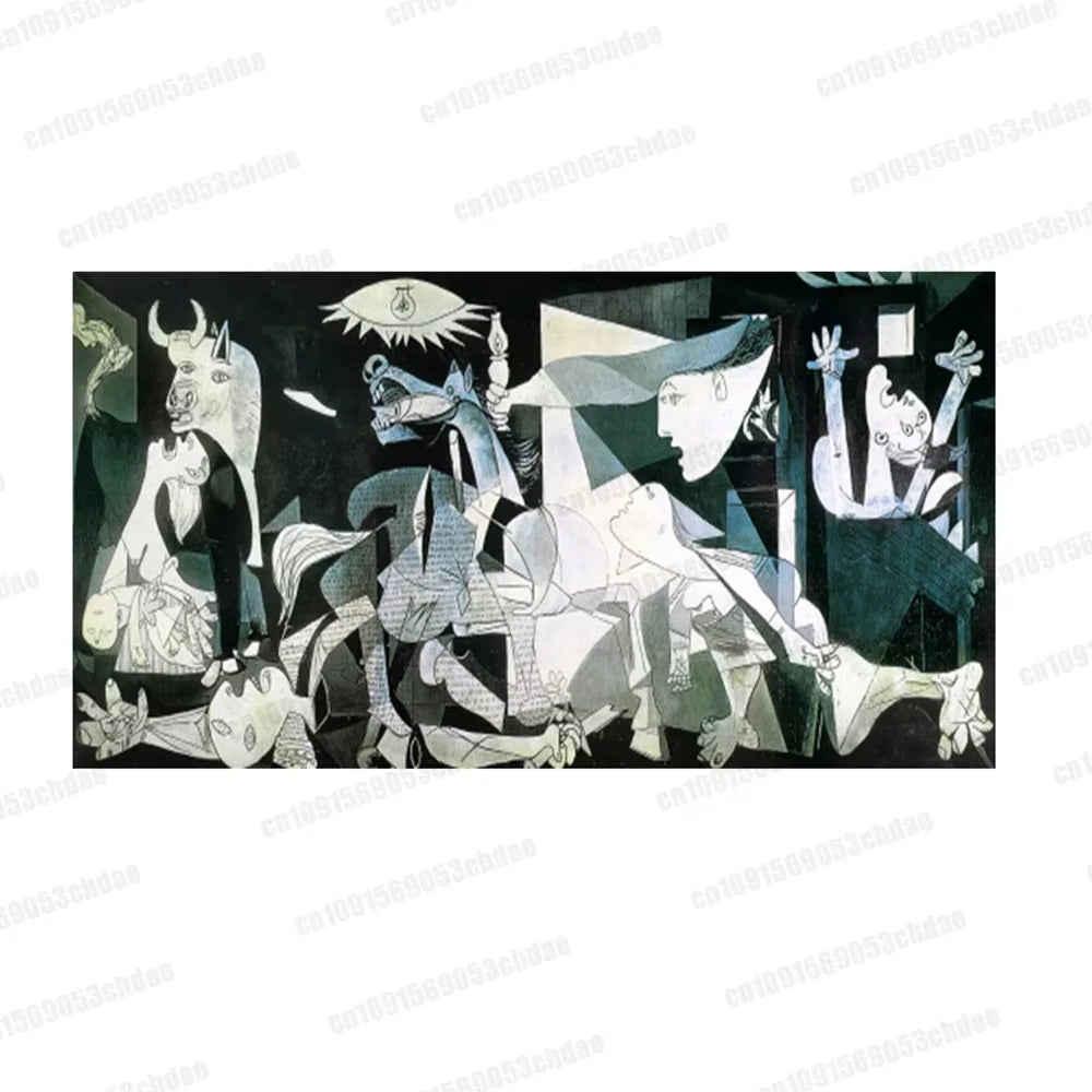 Picasso Painting Canvas 3d Printing Guernica Tapestry Art Artwork anti-war Peace Bathroom Bedroom Office Living Room Wall Decor