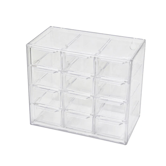 Organizer Jewelry Organizer Desktop Storage Box Drawer Type Transparent Shelf Stationary Hair Decoration Box Can Be Stacked
Orga