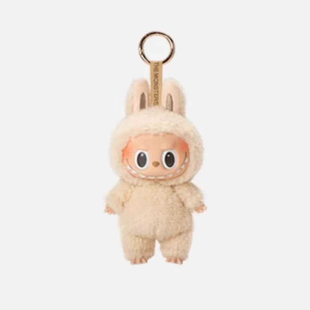 Genuine Labubu V1 Exciting Macaron Series The Monsters Vinyl Face Pendant Doll Model Toy Cute Keychain Toys Birthday Gifts
