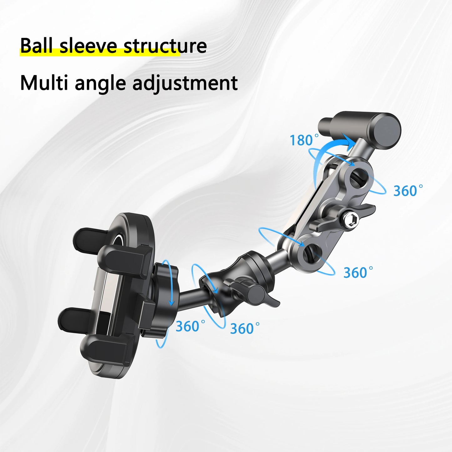 🚗 Off-Road Car A-Pillar Phone Holder – Armrest Mount Bracket for Trucks & SUVs