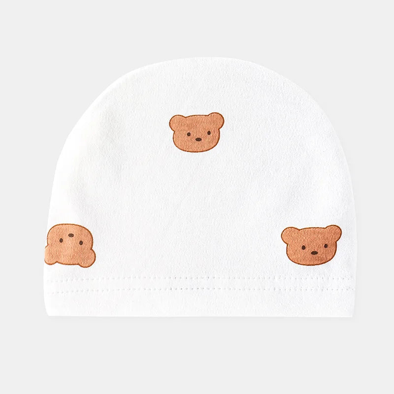 Newborn Baby Hat – 100% Cotton Fetal Cap for Spring & Autumn, 0-3 Months, Unisex Infant Accessory