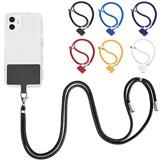 Cell Phone Lanyard Crossbody Adjustable Neck Strap for Around The Hand with Clear Tether Tab for Most Full Coverage Phones Case