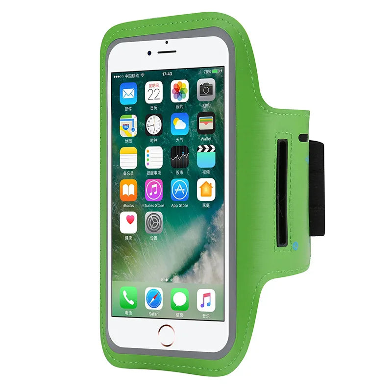 Outdoor Sports Armband Case for iPhone 14/13, Xiaomi, Huawei – Universal 5-7 Inch Smartphone Holder for Running, Cycling, and Fitness