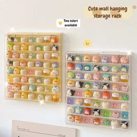 Large Acrylic Display Case Wall Mounted Clear Organizer with Transparent Showcase for Collectibles and Figurines Home Decoration