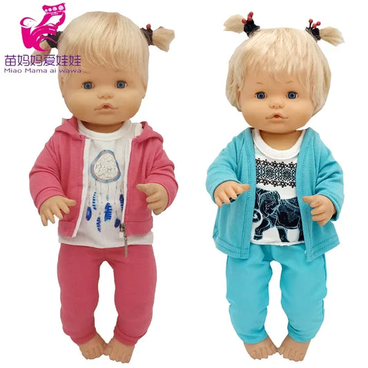 Reborn Baby Doll Clothes 35cm Pants for 38cm Nenuco & Su Hermanita Doll Outfit