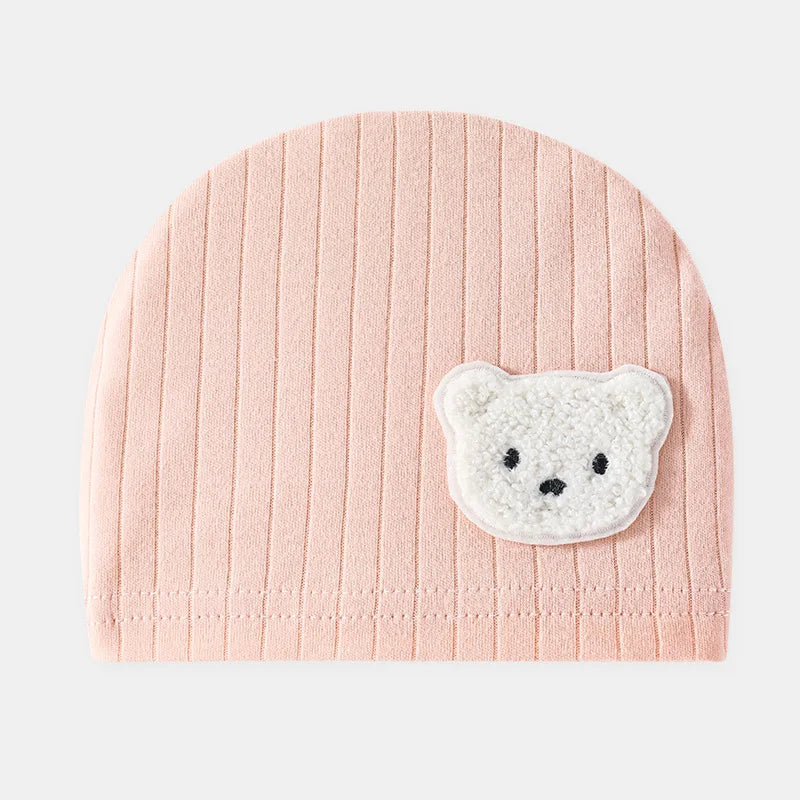 Newborn Baby Hat – 100% Cotton Fetal Cap for Spring & Autumn, 0-3 Months, Unisex Infant Accessory