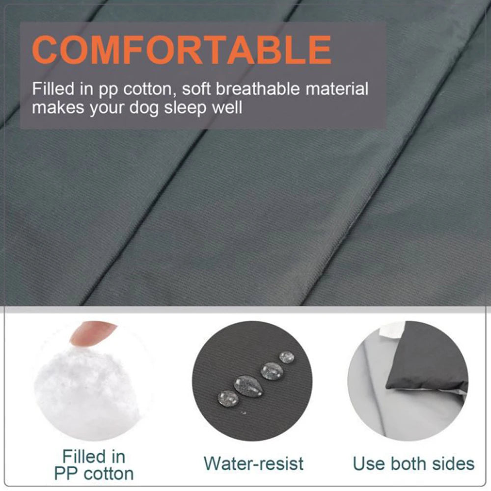 Portable Waterproof Outdoor Pet Mat – Foldable Dog & Cat Bed with Storage Bag for Camping & Travel