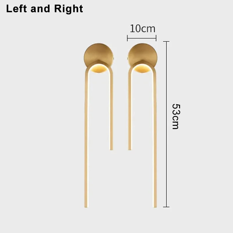 Modern LED Wall Lights Indoor Lighting For Living Room Bedroom Bedside Background Led Light Home Decor Wall Sconces Lamp