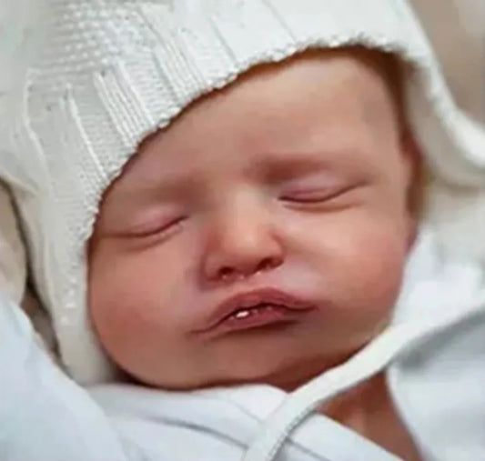 20'' Rosalie Reborn Doll Kit – Sleeping Newborn Baby | Unpainted DIY Vinyl Parts with Cloth Body & COA | Reborn Bebe Doll Kit