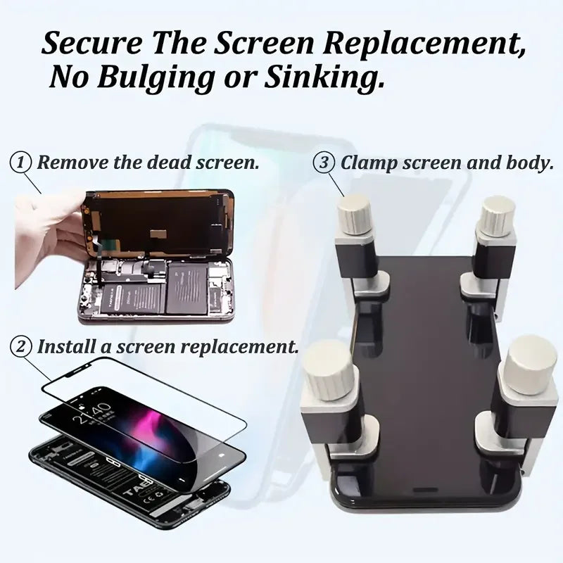 Adjustable Phone Repair Clamp – Screen Securing Tool for Smartphones, Tablets, Laptops & iPads