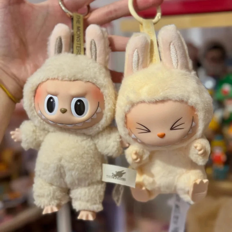 Labubu The Monsters – Sit-Down Party Series (1st & 2nd Gen) | 17cm Vinyl Keychain Pendant Plush Doll