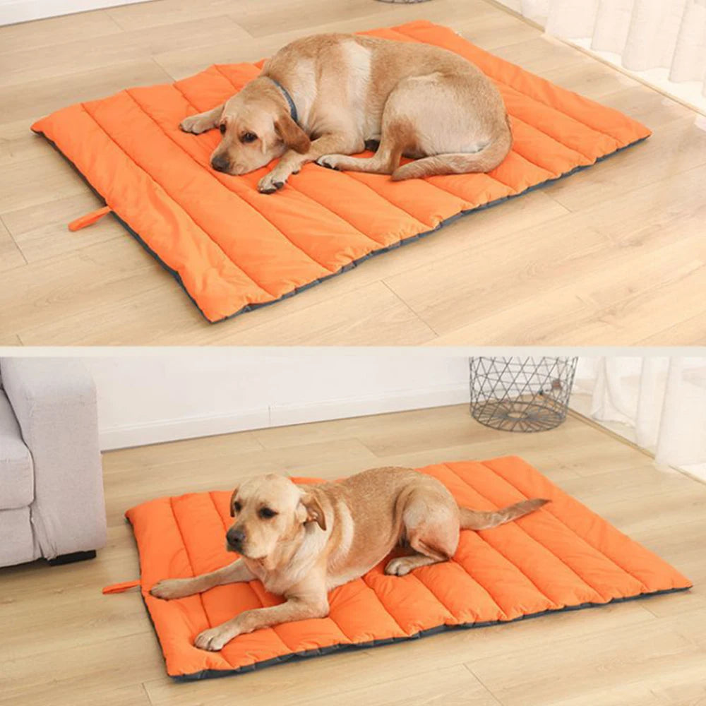 Portable Waterproof Outdoor Pet Mat – Foldable Dog & Cat Bed with Storage Bag for Camping & Travel