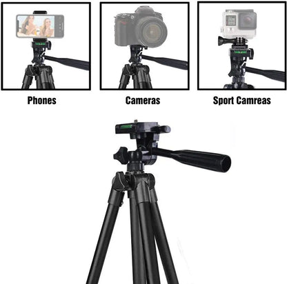 Smartphone Tripod | Portable Mobile Phone Stand | Cellphone Selfie Holder for Photos and Videos