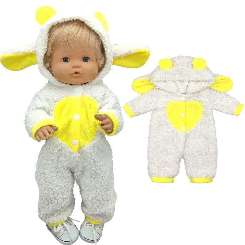 40cm Reborn Baby Doll Dress – Clothes for Nenuco and Sister Dolls, Perfect Gift for Girls
