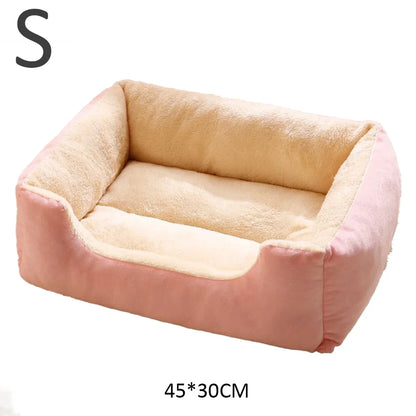 Cozy Pet Bed for Cats and Small Dogs – Soft Cushion House Basket for Ultimate Comfort