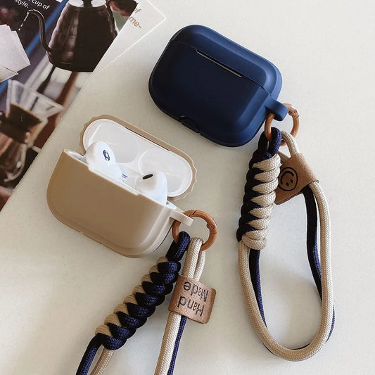 Cute Soft Silicone Headset Case for AirPods 2 & 3rd Gen and AirPods Pro 2 with Anti-Lost Lanyard