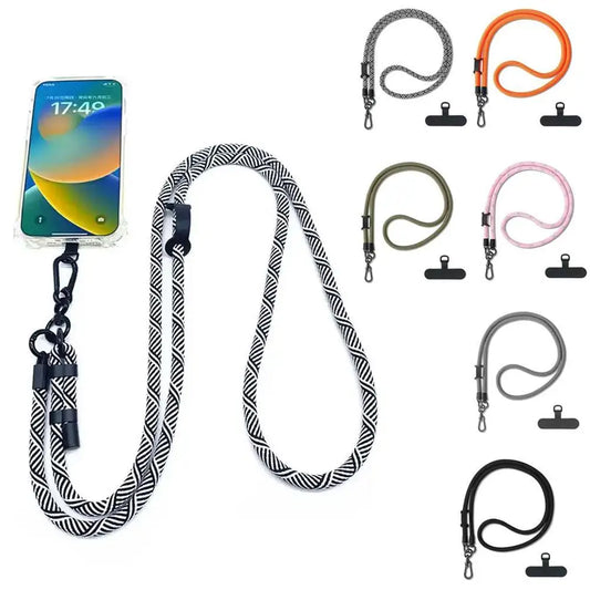 10MM Long Adjustable Mobile Phone Lanyard – Crossbody Shoulder Strap, Anti-Lost Rope for Cell Phone Accessories