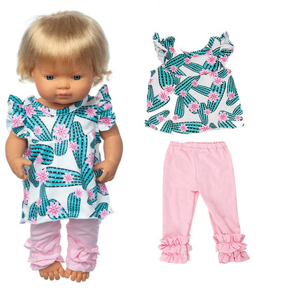 40cm / 16 Inch Reborn Baby Doll Clothes – Cute Rompers Outfit for Nenuco Dolls