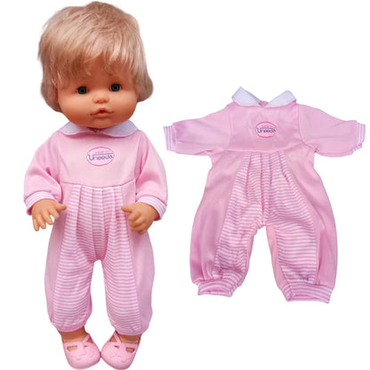 40cm Reborn Baby Doll Dress – Clothes for Nenuco and Sister Dolls, Perfect Gift for Girls