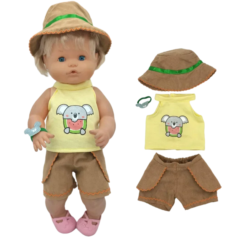 40cm Reborn Baby Doll Dress – Clothes for Nenuco and Sister Dolls, Perfect Gift for Girls