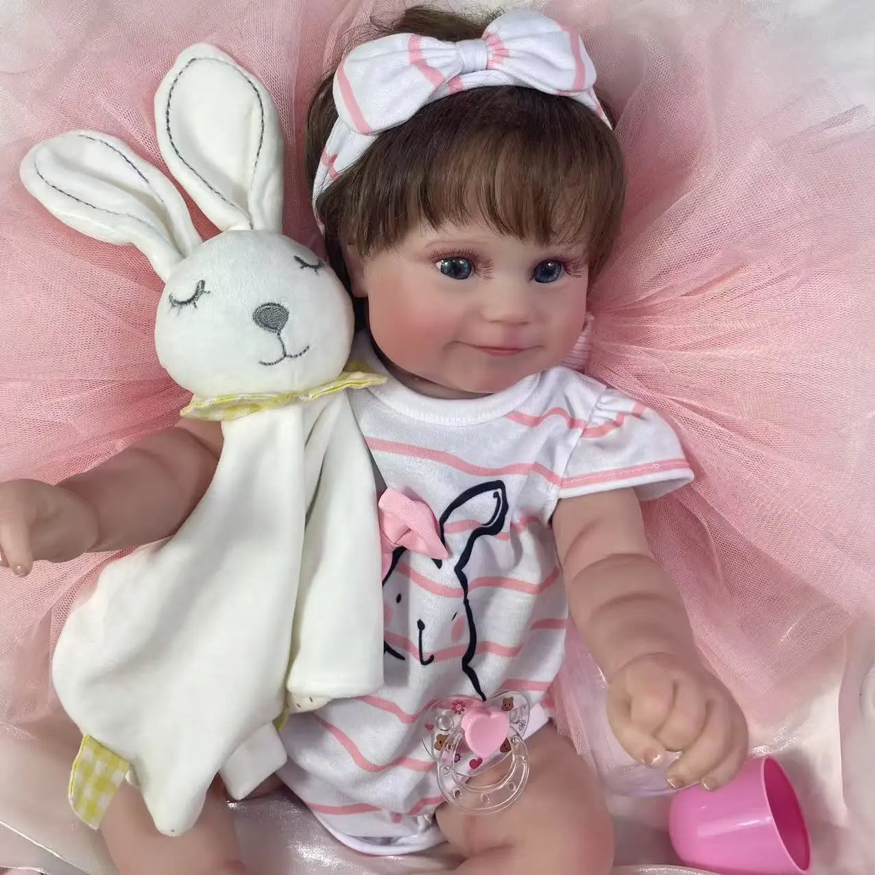 20'' Realistic Reborn Baby Doll – “Maddie” Girl with Hand-Painted Details, Visible Veins & 3D Skin Tone | Holiday Gift Idea