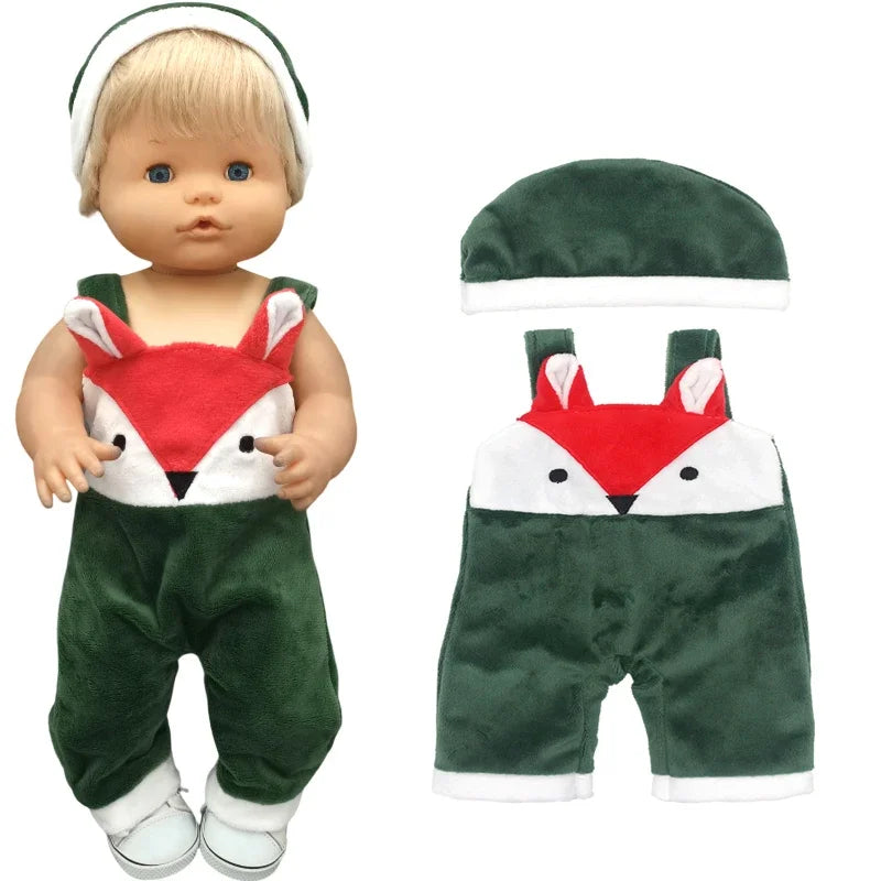 40cm Reborn Baby Doll Dress – Clothes for Nenuco and Sister Dolls, Perfect Gift for Girls