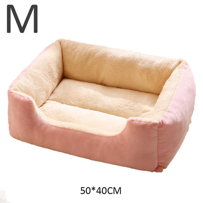 Cozy Pet Bed for Cats and Small Dogs – Soft Cushion House Basket for Ultimate Comfort