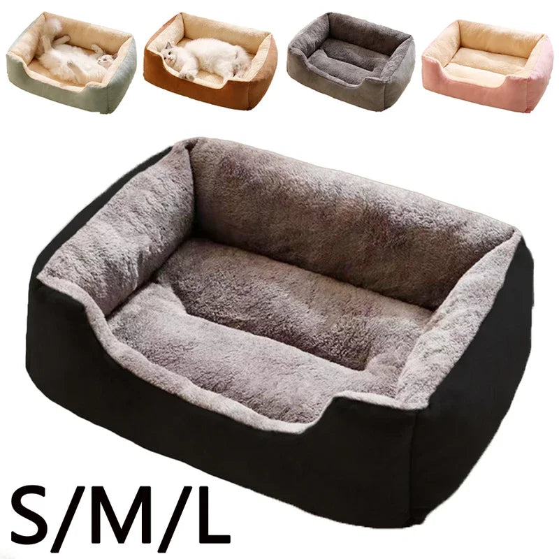 Cozy Pet Bed for Cats and Small Dogs – Soft Cushion House Basket for Ultimate Comfort