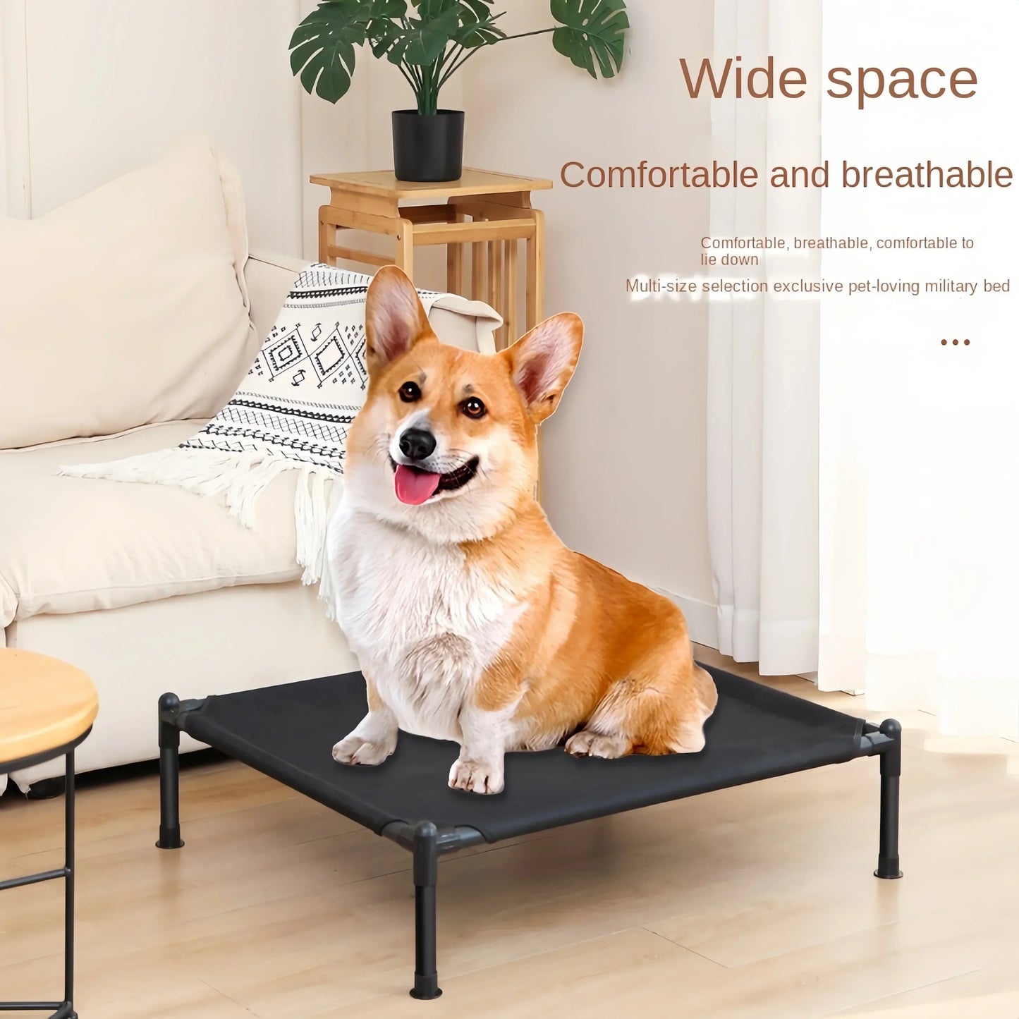 Portable Folding Pet Bed – All-Season Camping Kennel for Cats & Dogs