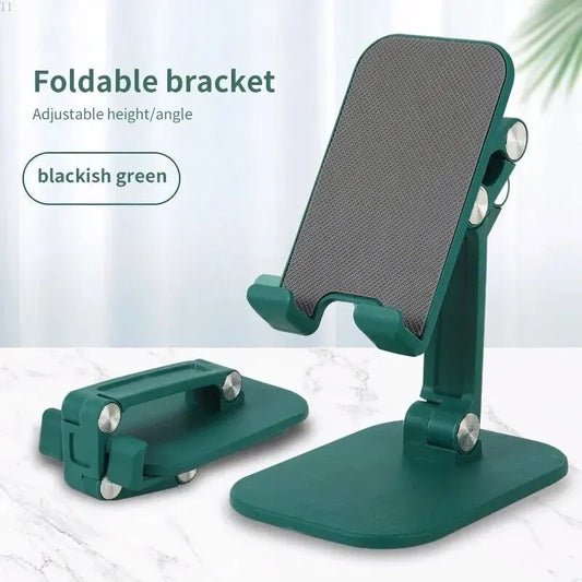 Adjustable Desktop Phone & Tablet Holder – Height Adjustable, Foldable, Portable Stand for Live Streaming