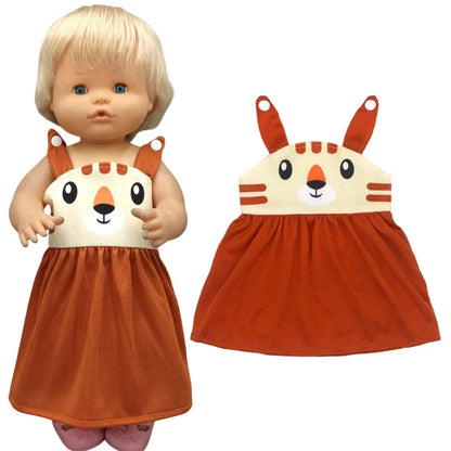 40cm Reborn Baby Doll Dress – Clothes for Nenuco and Sister Dolls, Perfect Gift for Girls