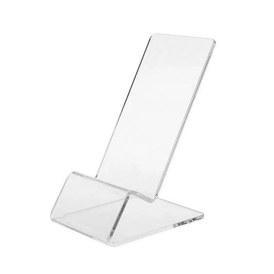 New Transparent Acrylic Mini Phone Mount Holder – Portable Display & Storage Stand Rack for Cell Phones