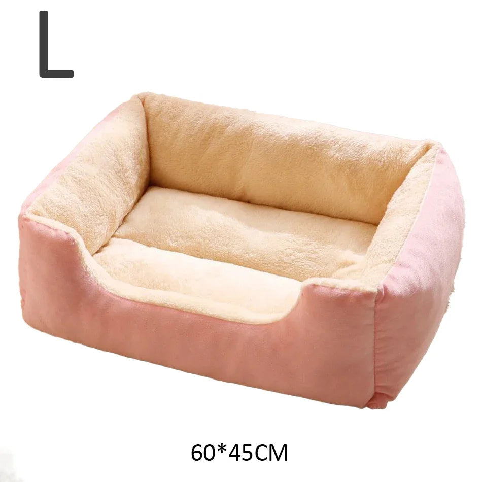 Cozy Pet Bed for Cats and Small Dogs – Soft Cushion House Basket for Ultimate Comfort