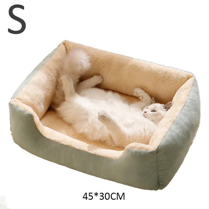 Cozy Pet Bed for Cats and Small Dogs – Soft Cushion House Basket for Ultimate Comfort