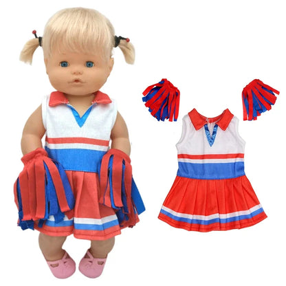 40cm Reborn Baby Doll Dress – Clothes for Nenuco and Sister Dolls, Perfect Gift for Girls