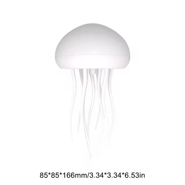 RGB Jellyfish Night Light – Cute Cartoon Bedside Lamp with Voice Control & Type-C Charging